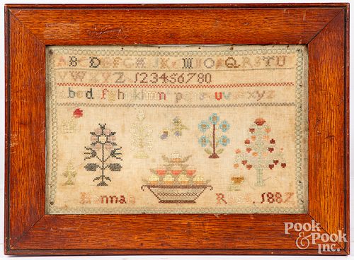 NEEDLEWORK ON SILK