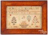 NEEDLEWORK ON SILK SAMPLERNeed