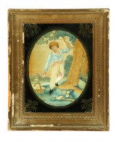 NEEDLEWORK PICTURE.  American