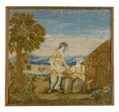 Needlework picture "Ruth and N