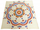 NEEDLEWORK QUILT, STAR OF TEXA