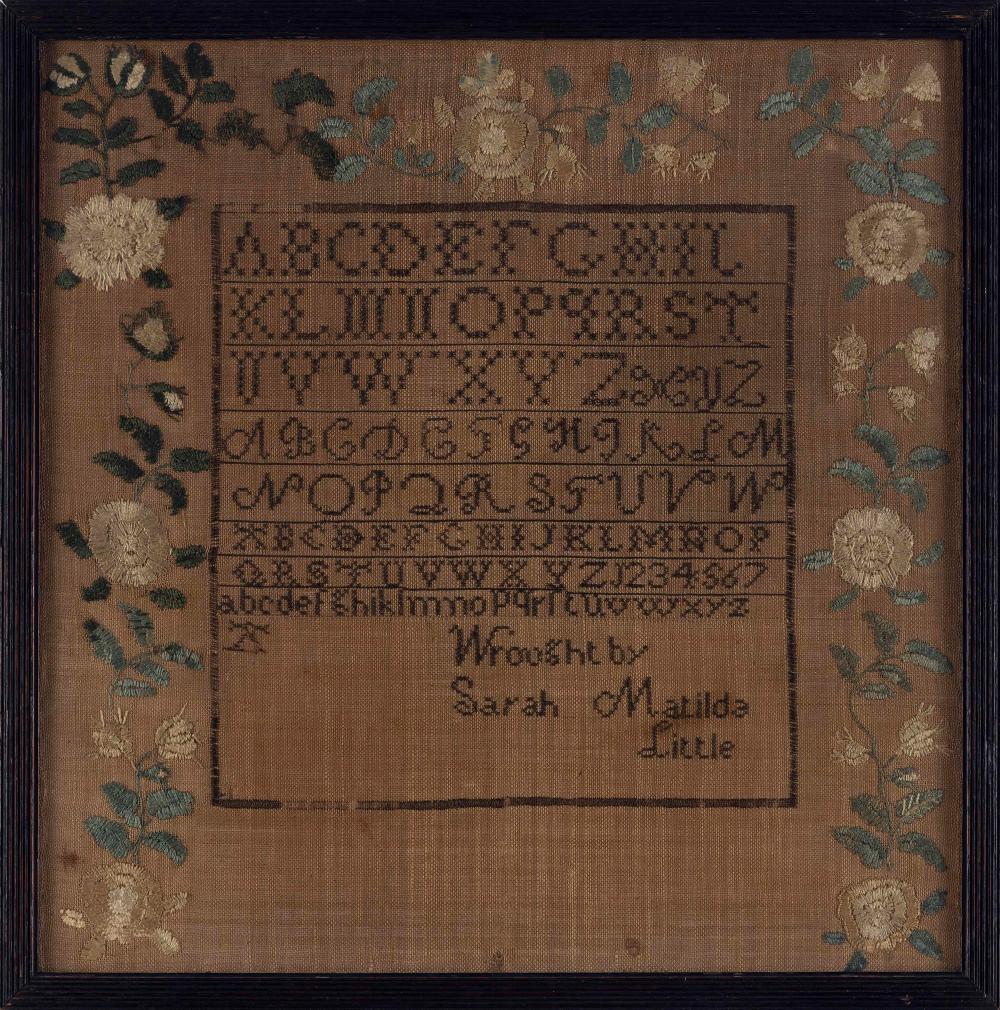 NEEDLEWORK SAMPLER AMERICA, FIRST