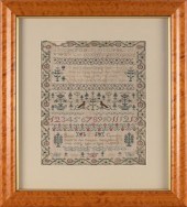 NEEDLEWORK SAMPLER DATED 1766