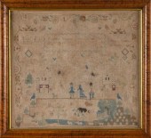 NEEDLEWORK SAMPLER DATED 1813