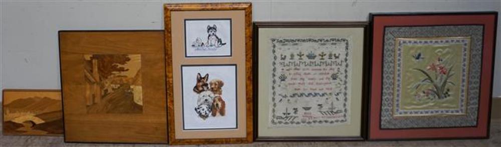 NEEDLEWORK SAMPLER DATED 1824,