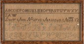NEEDLEWORK SAMPLER DATED 1837