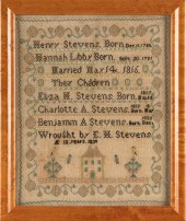 NEEDLEWORK SAMPLER FAMILY RECO
