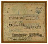 Needlework sampler    maria cr