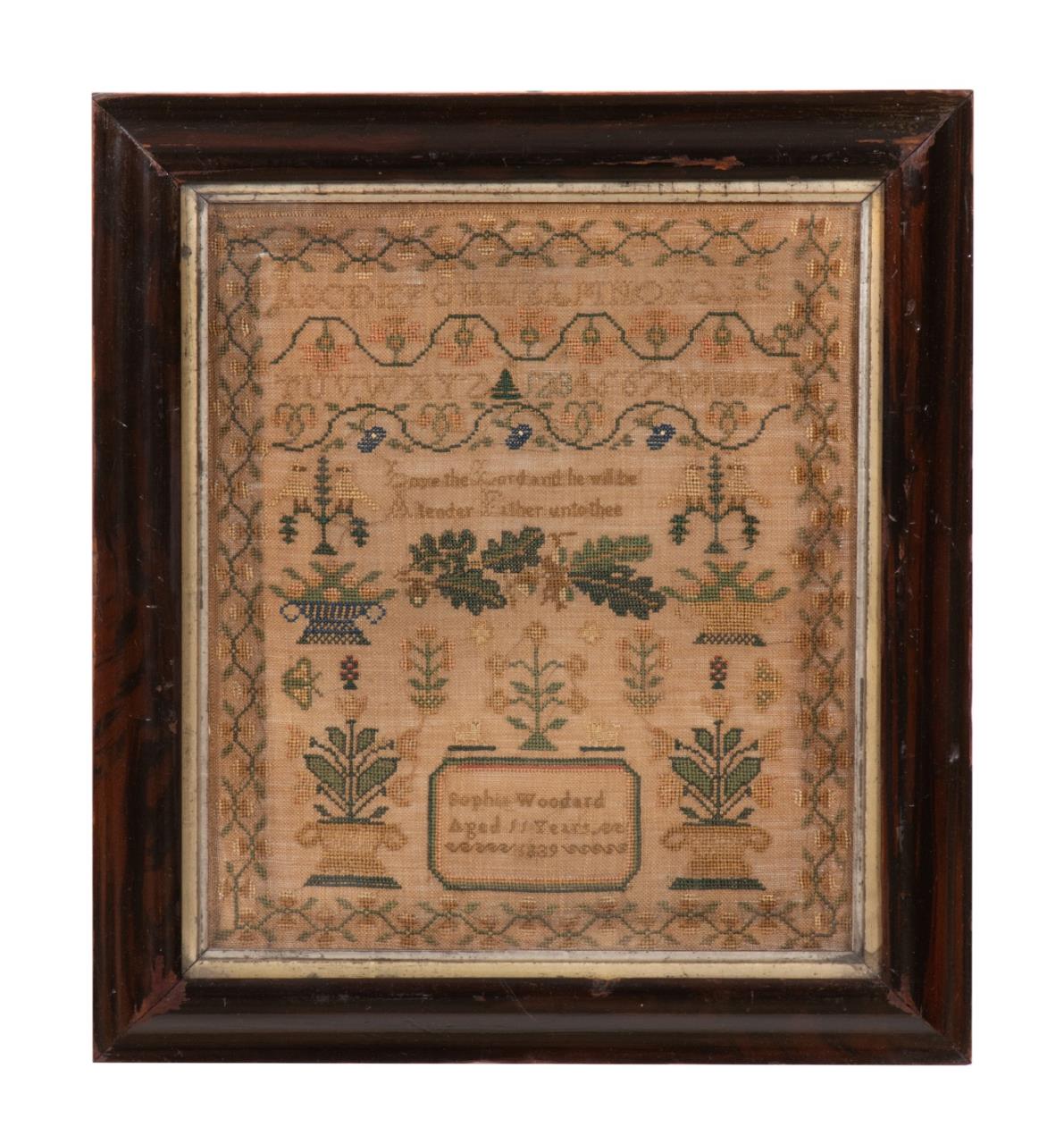 NEEDLEWORK SAMPLER, SOFIA