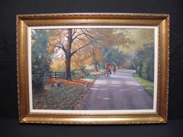 Neil Cawthorne oil on canvas