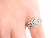 NEIL LANE 14K WHITE GOLD 1.0 C