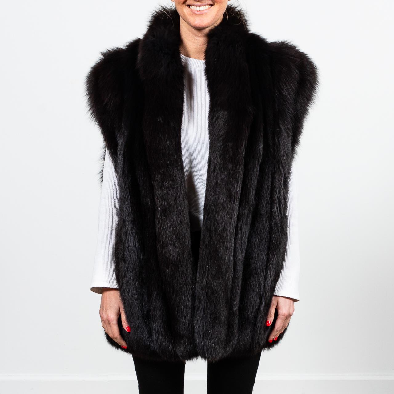 NEIMAN MARCUS LADIES' BLACK FUR