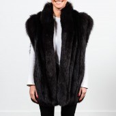 NEIMAN MARCUS LADIES' BLACK FU