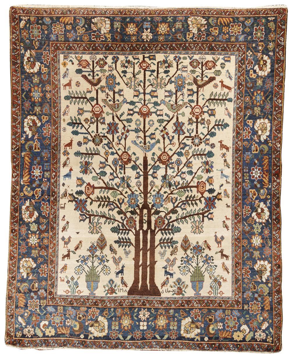 NEIRIS PRAYER RUG, PERSIA, DATED