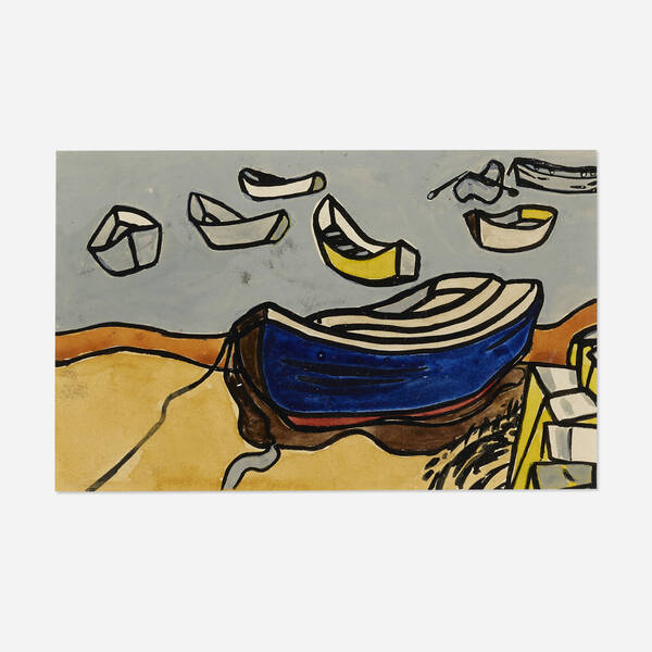 Nell Blaine 1922–1996. Boats. 1952,
