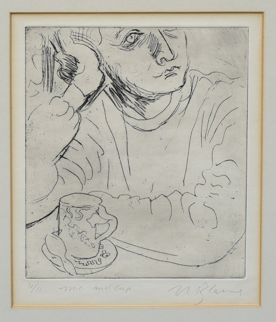 NELL BLAINE (1922-1996) ETCHING,