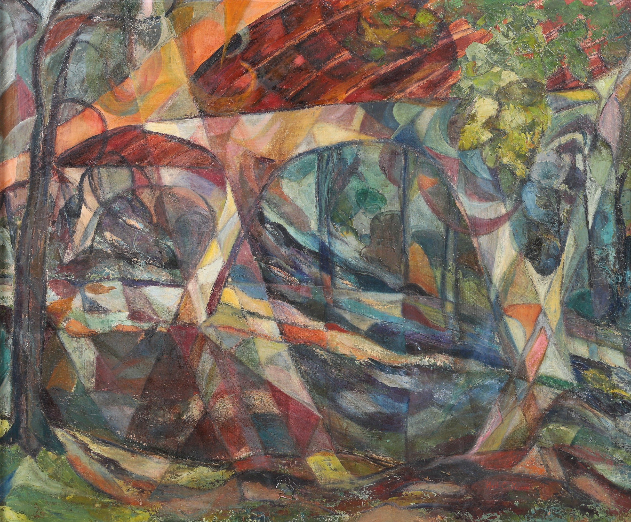 Nell C Munn, 20th C American,