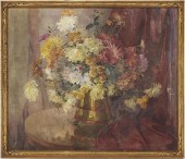 NELL WALKER WARNER O/C FLORAL