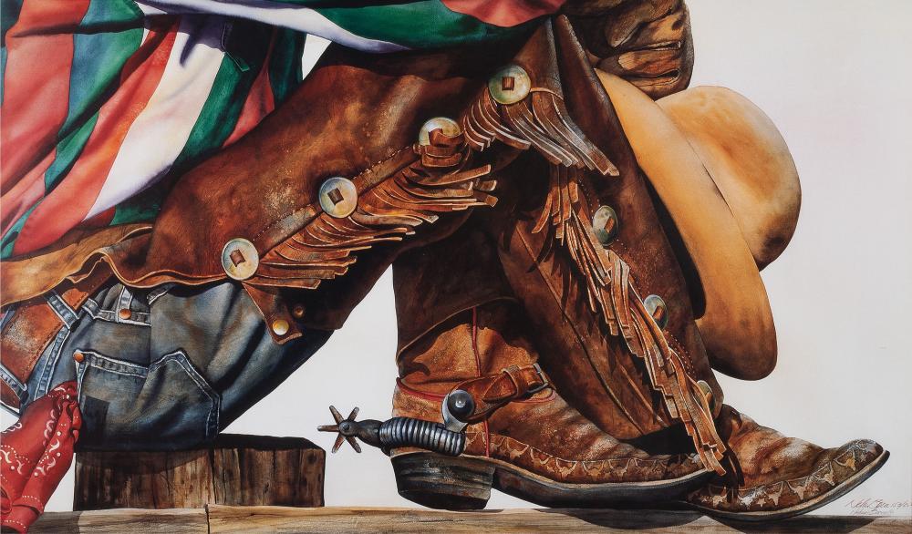 NELSON BOREN, HAT & BOOTSNelson