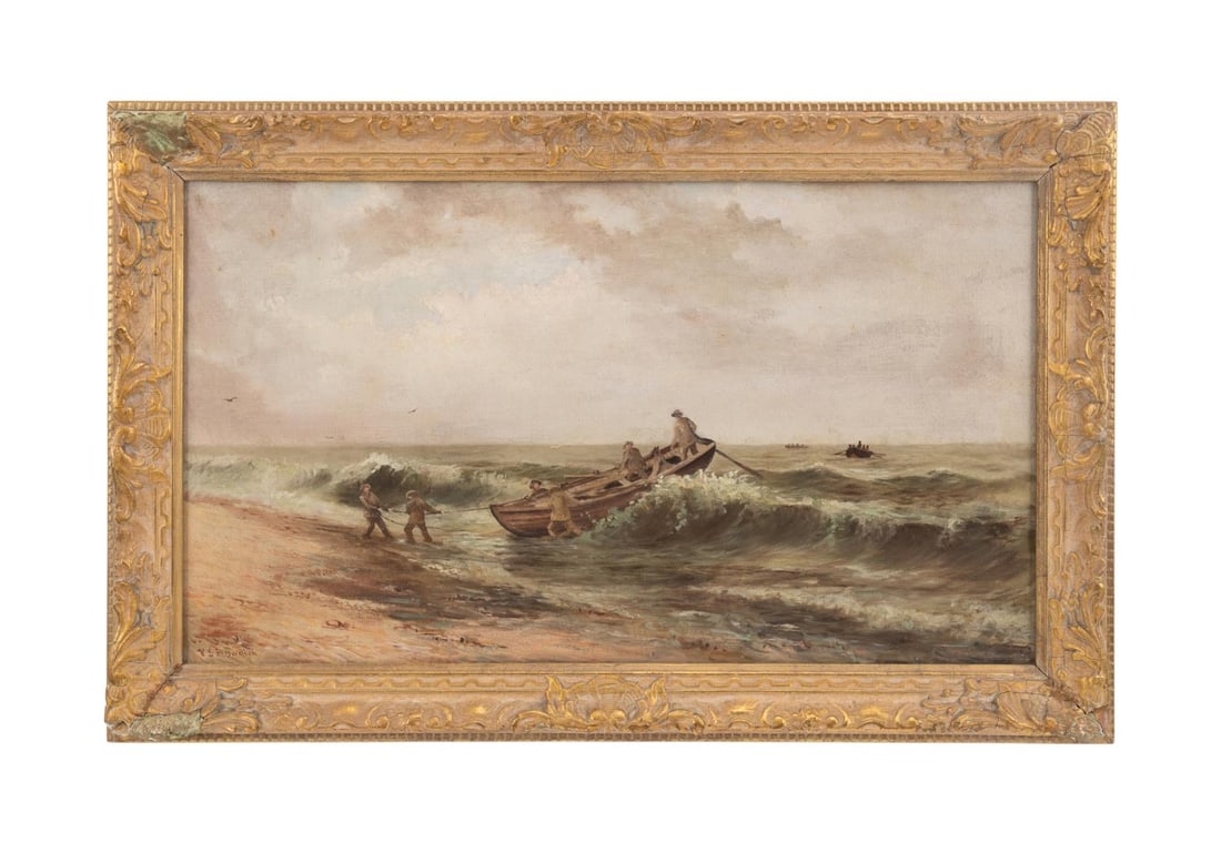 NELSON BOWDISH SIGNED OIL ON CANVAS