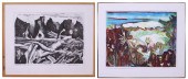 NELSON SANDGREN TWO PRINTSNELS