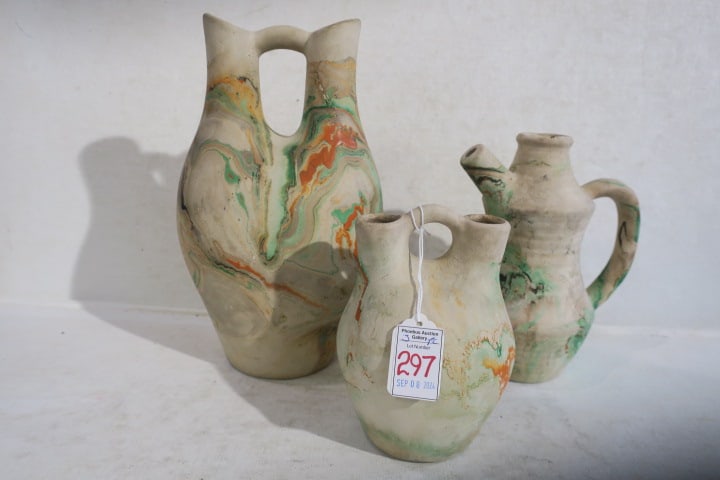 NEMADJI POTTERY WEDDING VASES AND