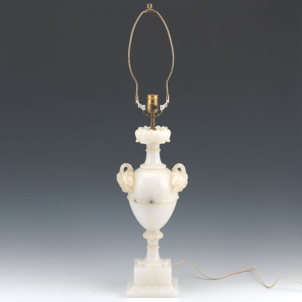 NEO-CLASSICAL ALABASTER LAMP