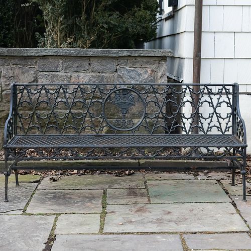 NEO-GOTHIC STYLE CAST IRON GARDEN