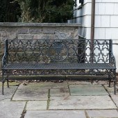 NEO-GOTHIC STYLE CAST IRON GAR