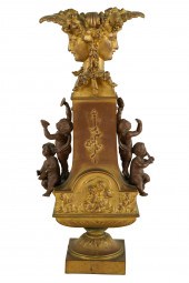 NEOCLASSIC BRONZE & GILT-BRONZ