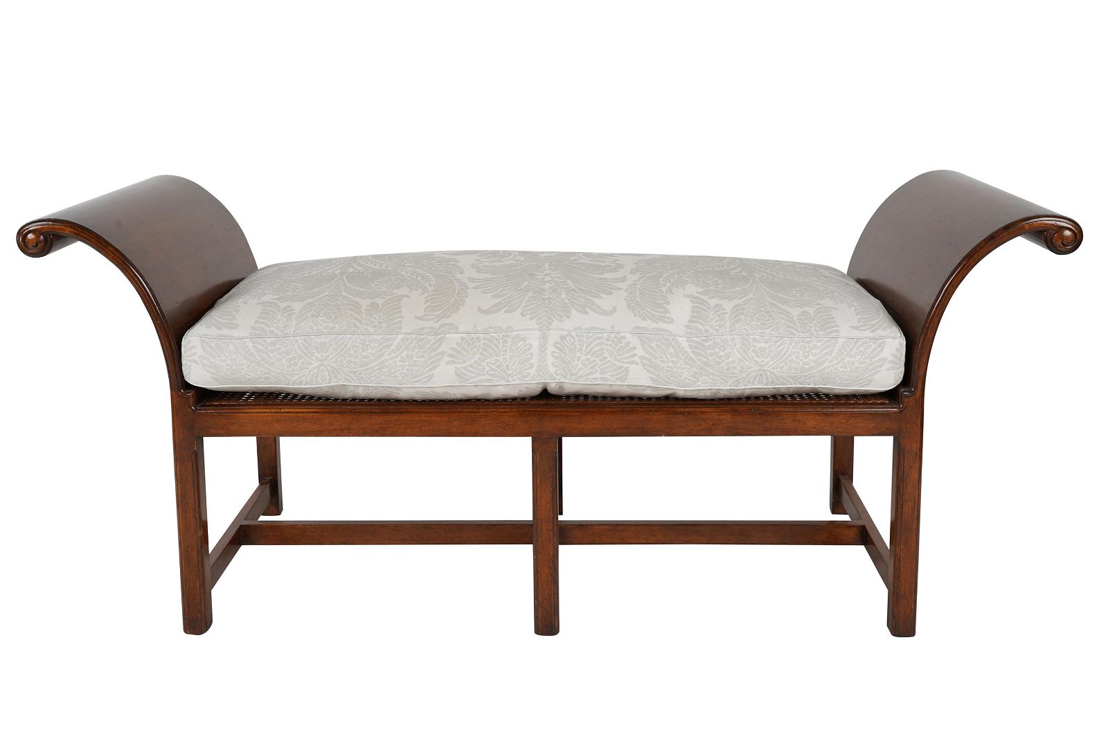 NEOCLASSIC CANED BENCHwith a