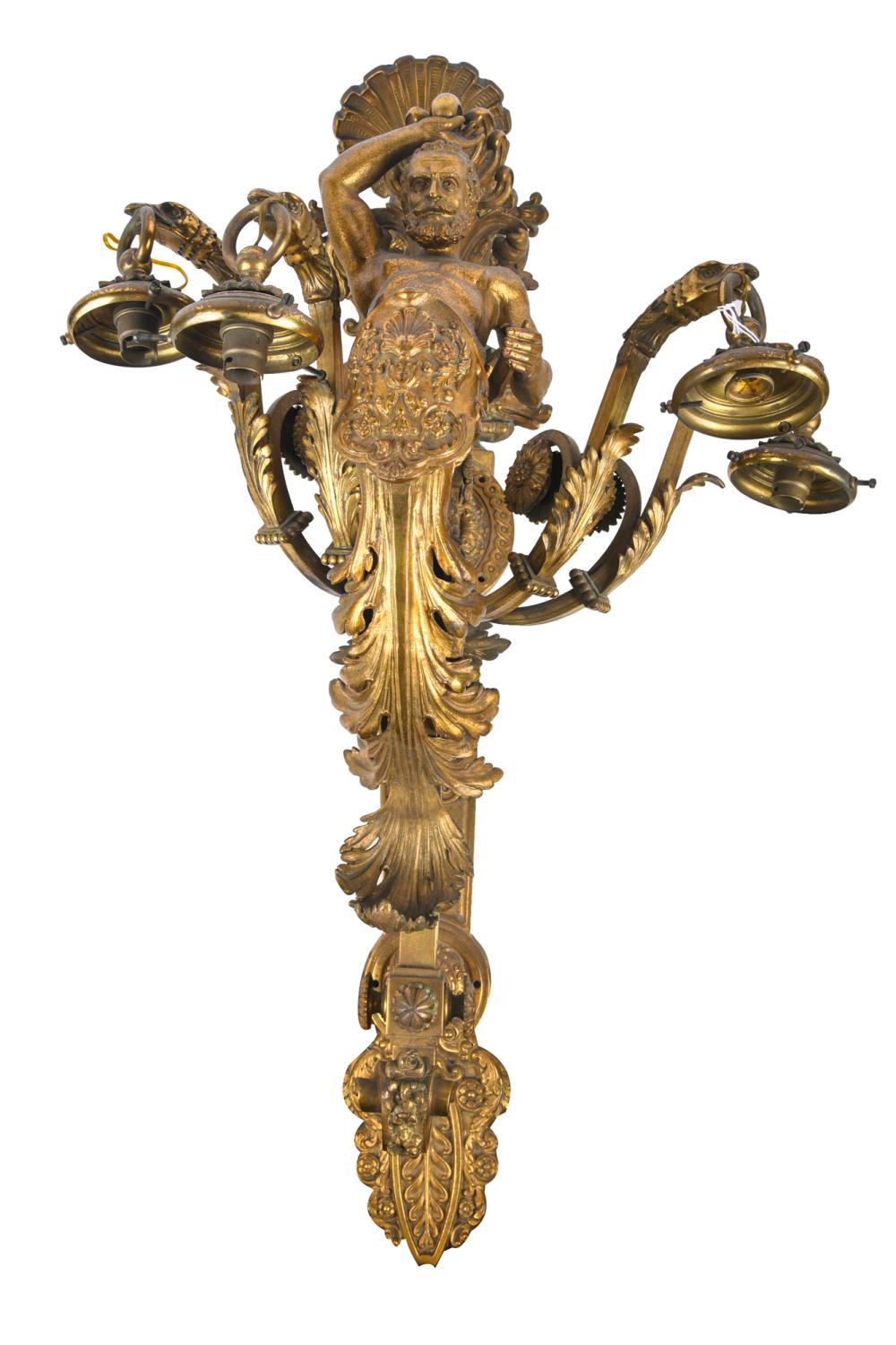 NEOCLASSIC GILT BRONZE WALL
