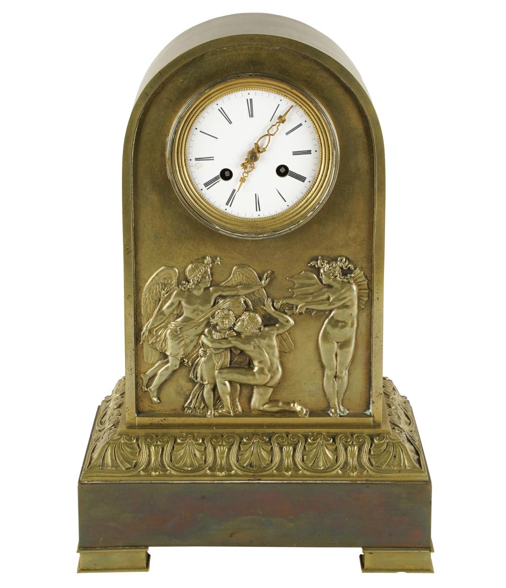 NEOCLASSIC GILT METAL MANTEL