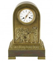 NEOCLASSIC GILT METAL MANTEL C