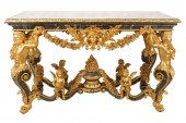 NEOCLASSIC STYLE GILT WOOD SAL