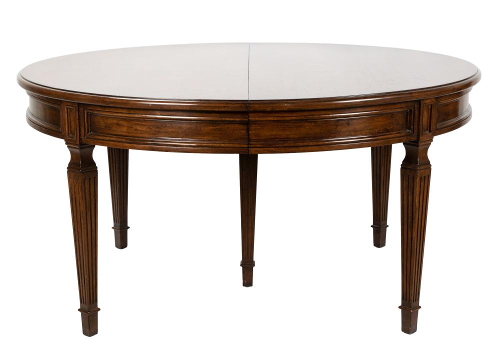 NEOCLASSIC-STYLE WALNUT DINING