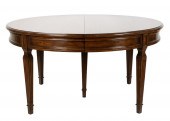 NEOCLASSIC-STYLE WALNUT DINING