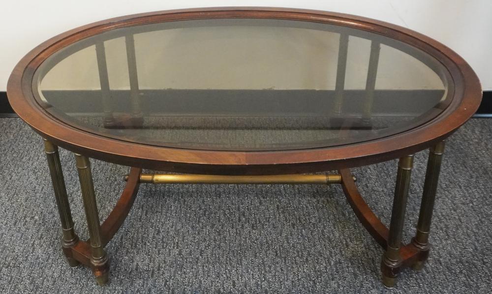 NEOCLASSICAL BRASS AND FRUITWOOD