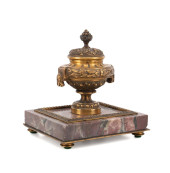 NEOCLASSICAL BRONZE-DORE INKWE