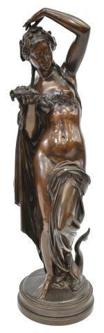 NEOCLASSICAL BRONZE FEMALE NUDE