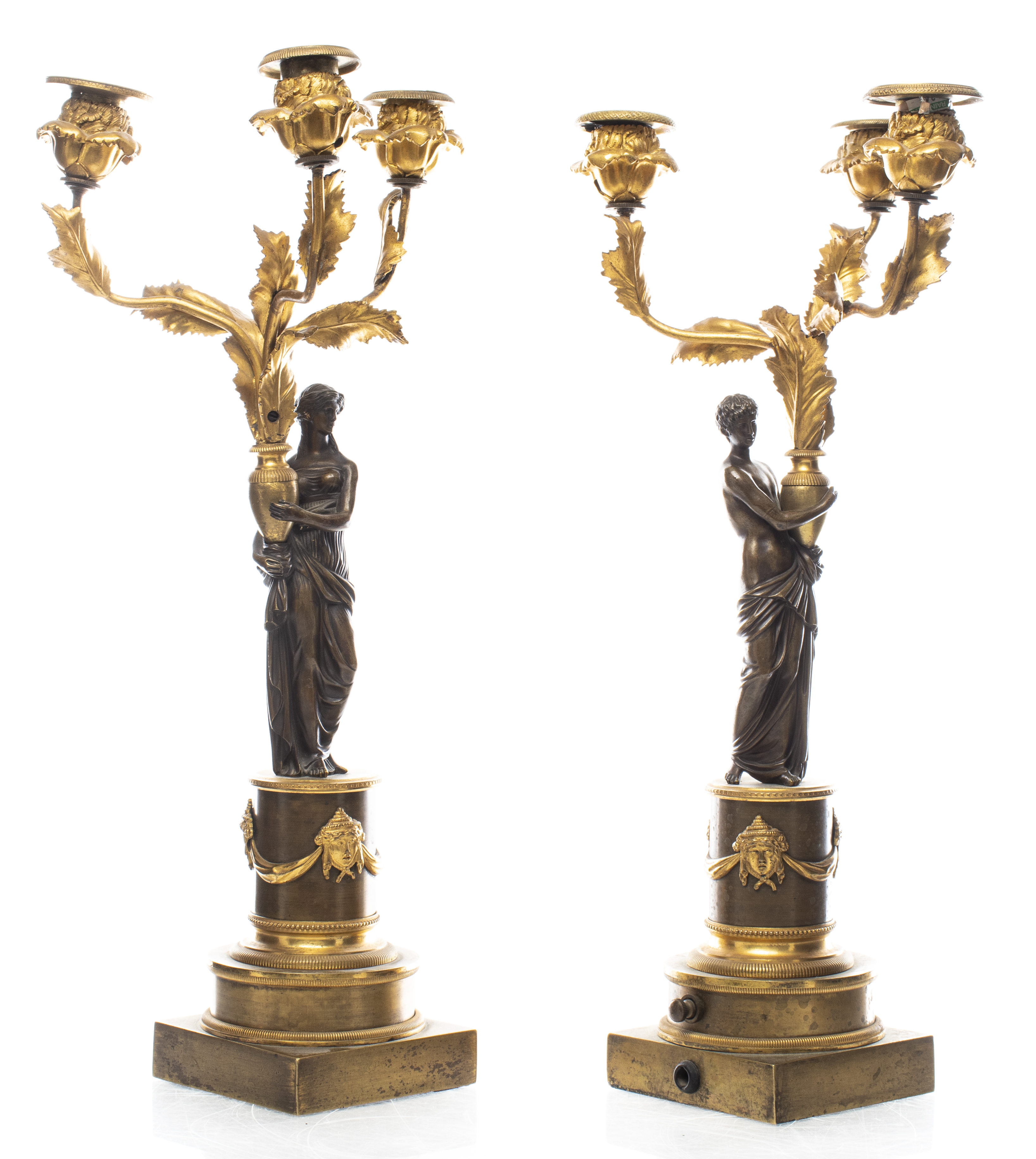 NEOCLASSICAL BRONZE FIGURAL