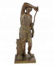 NEOCLASSICAL BRONZE FIGUREunsi