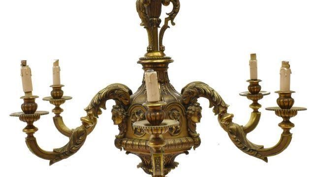 NEOCLASSICAL BRONZE SIX-LIGHT