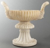 NEOCLASSICAL CARVED ALABASTER