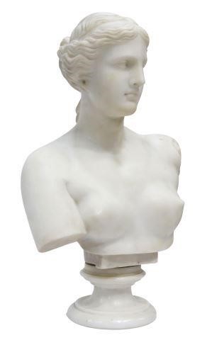 NEOCLASSICAL CARVED MARBLE VENUS DE
