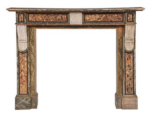 NEOCLASSICAL FAUX PAINTED