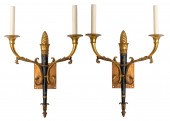 NEOCLASSICAL GILT BRONZE WALL