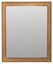 NEOCLASSICAL GILT WOOD BEVELED