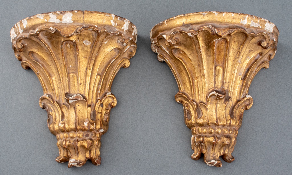 NEOCLASSICAL GILT WOOD WALL