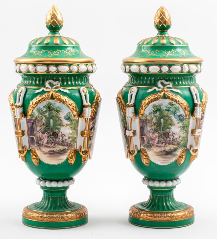 NEOCLASSICAL HAND PAINTED PORCELAIN